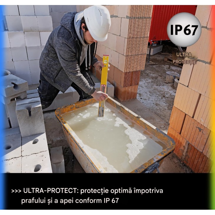 Nivela digitala 81 cm STABILA TECH 196 DL, IP67 rezistenta apa si praf, 2 afisaje digitale, masurare °/%/mm/m/in/ft, husa inclusa