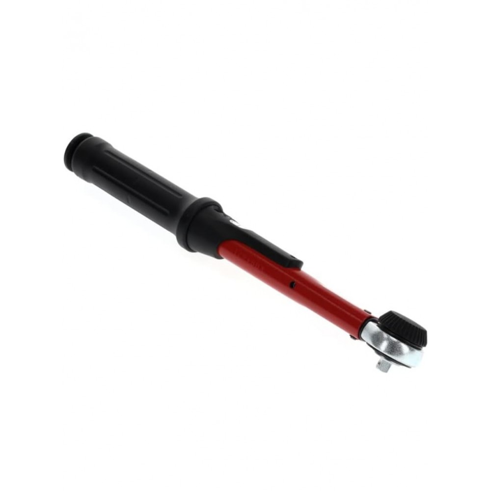 Cheie dinamometrica 1/4 inch 5–25 Nm GEDORE, pentru filet stanga/dreapta, corp otel, precizie profesionala, rosu/negru