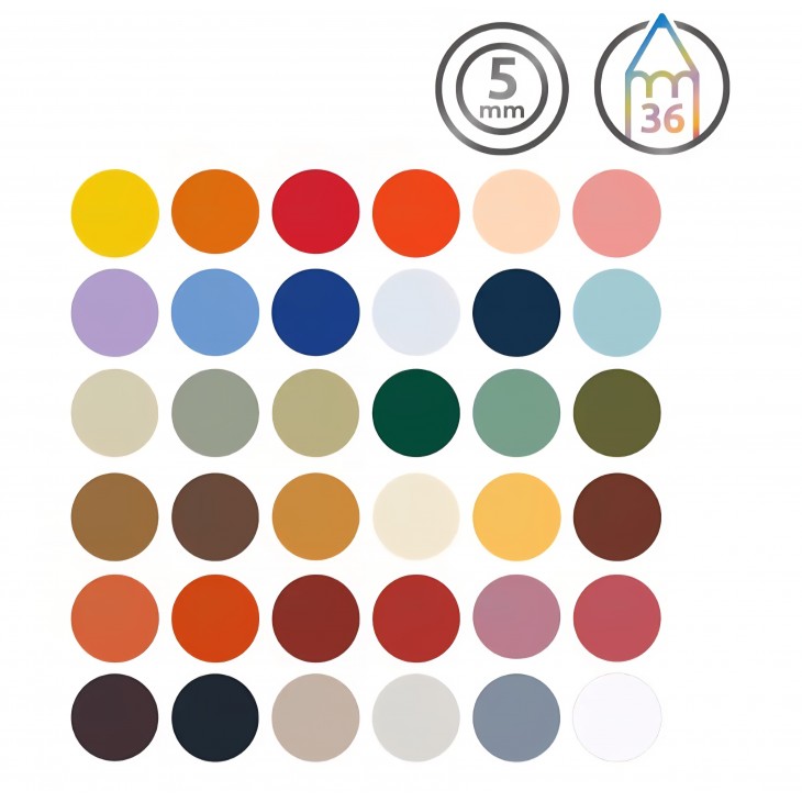 Set 36 creioane colorate profesionale Derwent Drawing 2306557, cutie metalică, mină 5 mm, textură cremoasă, culori intense, pentru desen artistic