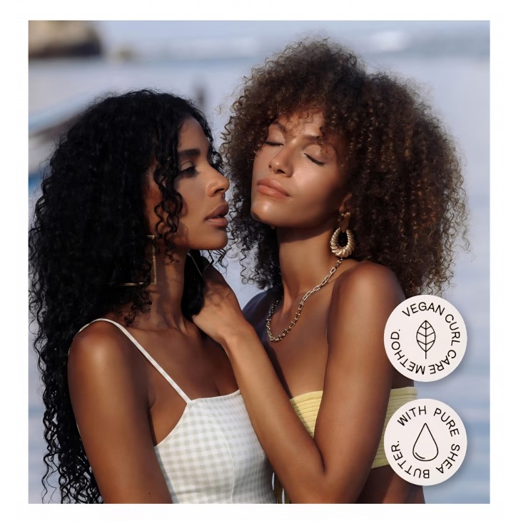 Gel pentru definirea buclelor Bali Curls 150 ml, cu extract de seminte de in si ylang ylang, gel vegan pentru bucle netede si definite, ingrijire pentru par cret natural