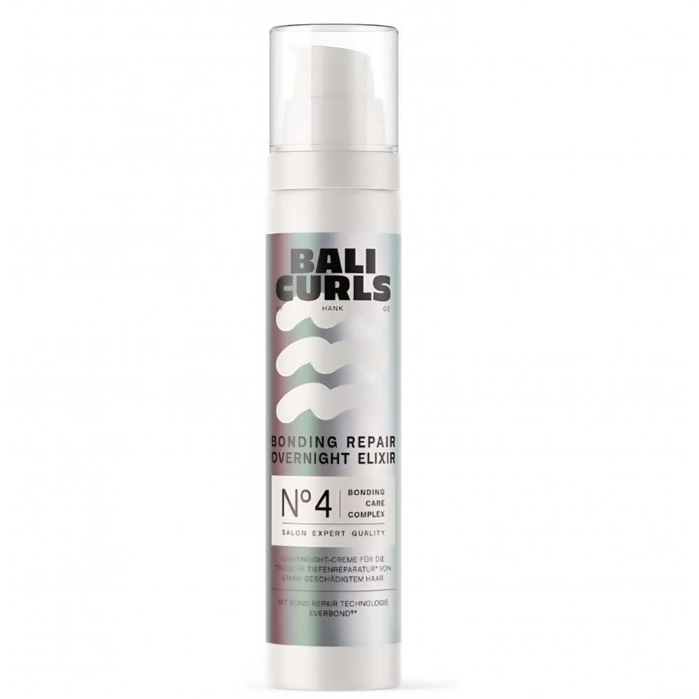Tratament de noapte Bali Curls Bonding Repair Overnight Elixir N°4, regenerare intensiva peste noapte, cu tehnologie Everbond Bond Repair, pentru par deteriorat, 100 ml 