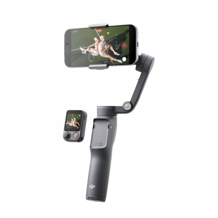 Gimbal smartphone DJI Osmo Mobile 8P Creator Combo, stabilizare pe 3 axe, ActiveTrack, extensie telescopică, trepied inclus, accesorii Creator Combo