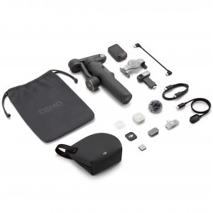 Gimbal smartphone DJI Osmo Mobile 8P Creator Combo, stabilizare pe 3 axe, ActiveTrack, extensie telescopică, trepied inclus, accesorii Creator Combo