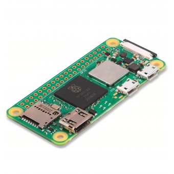 Mini PC Raspberry Pi Zero 2 W, 512 MB RAM, procesor quad-core 1.0 GHz, Wi-Fi, Bluetooth, mini HDMI, micro USB, GPIO, livrare 7-8 zile