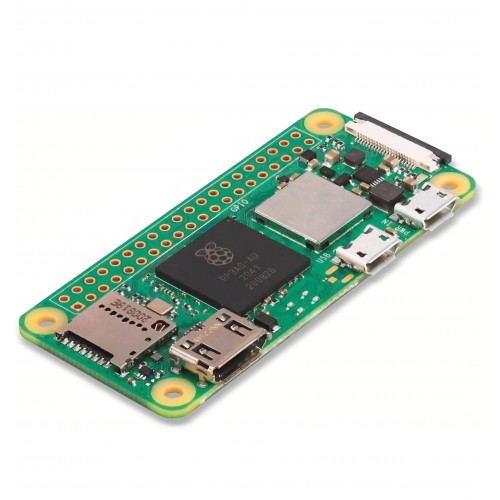 Mini PC Raspberry Pi Zero 2 W, 512 MB RAM, procesor quad-core 1.0 GHz, Wi-Fi, Bluetooth, mini HDMI, micro USB, GPIO, livrare 7-8 zile