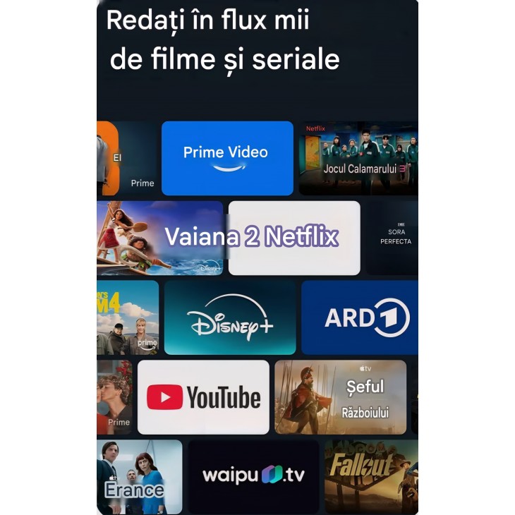 Media Player Amazon Fire TV Stick 4K Plus, Wi-Fi 6, Dolby Vision, Dolby Atmos, HDR10+, telecomandă vocală Alexa inclusă