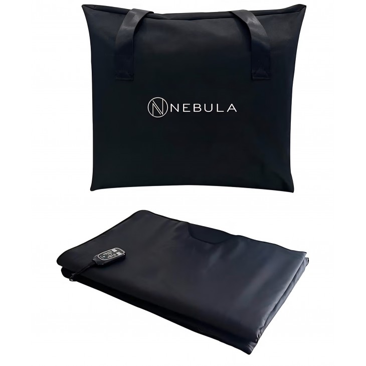 Patura sauna cu infrarosu, Nebula 500W, impermeabila, spa portabil pentru acasa, recuperare si relaxare, cu telecomanda si geanta de depozitare