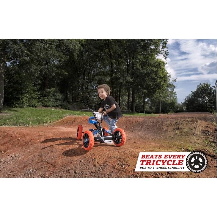Vehicul cu pedale, Kart Berg Buzzy Nitro Go, pentru copii 2–5 ani, livrare 7-9 zile