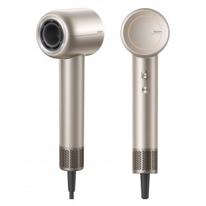 Uscător de păr MOVA Shine 10, uscare rapidă, motor 110.000 RPM, tehnologie cu ioni plasmatici, control inteligent al temperaturii, silențios, pentru acasă și călătorii, auriu, livrare 7-8 zile