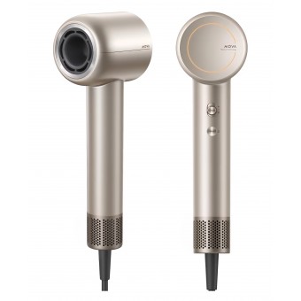 Uscător de păr MOVA Shine 10, uscare rapidă, motor 110.000 RPM, tehnologie cu ioni plasmatici, control inteligent al temperaturii, silențios, pentru acasă și călătorii, auriu, livrare 7-8 zile