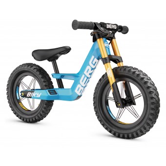 Bicicletă fără pedale BERG Biky Cross 12 inch, cu frână de mână, roți pneumatice și cadru din magneziu, pentru copii de la 2 ani, livrare 7-9 zile
