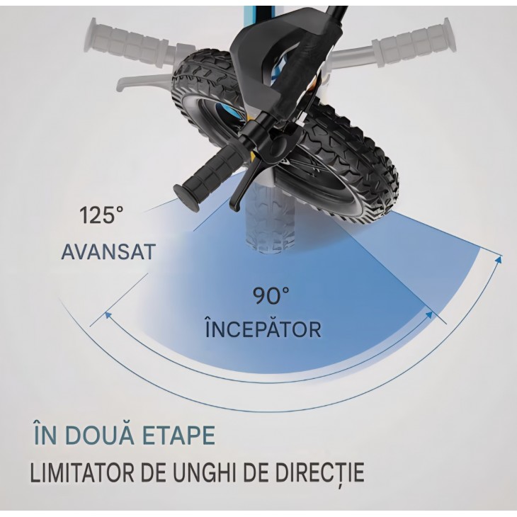 Bicicletă fără pedale BERG Biky Cross 12 inch, cu frână de mână, roți pneumatice și cadru din magneziu, pentru copii de la 2 ani, livrare 7-9 zile