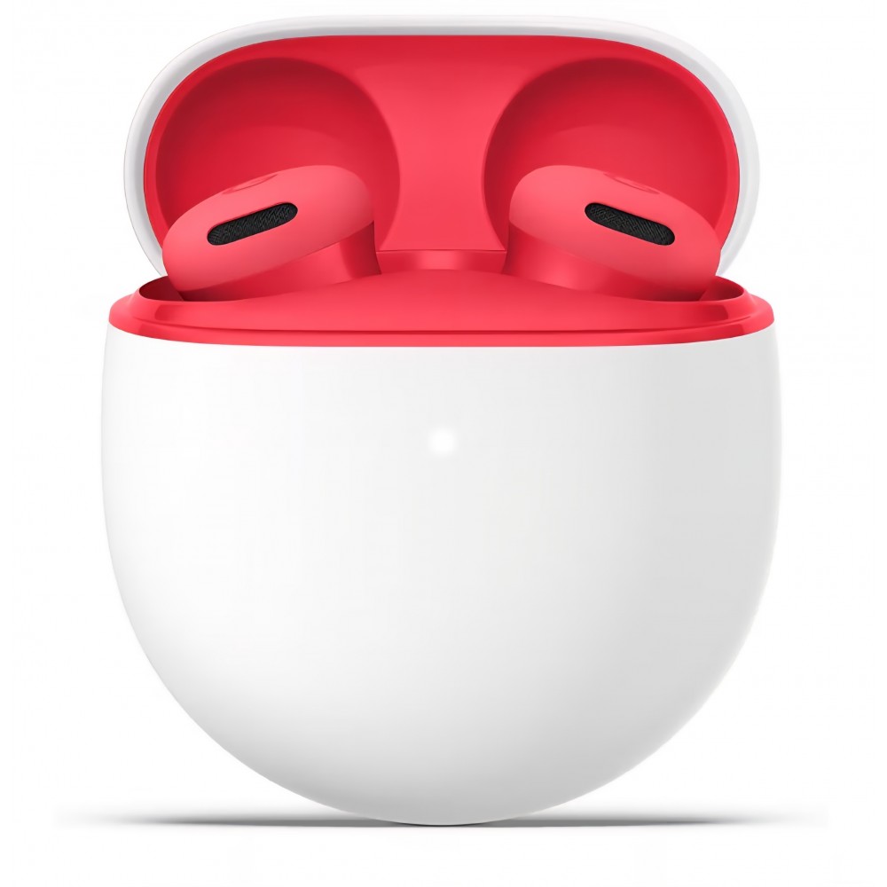 Căști wireless Google Pixel Buds 2a, cu anulare activă a zgomotului (ANC), Bluetooth, rezistente la apă, Berry , termen livrare 10-12 zile, produs rar