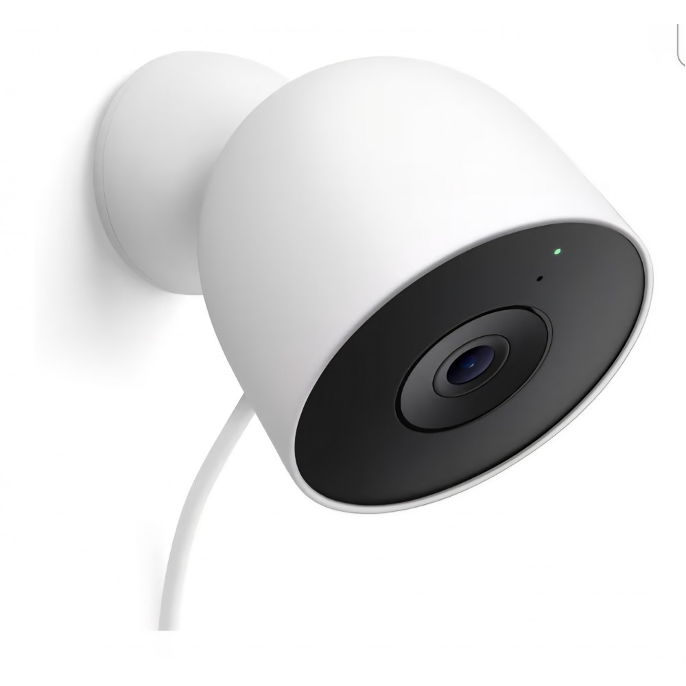 Cameră de supraveghere Google Nest Cam Outdoor Gen. 2, video 2K, pentru exterior, compatibilă Google Home, Snow, livrare 10-12 zile