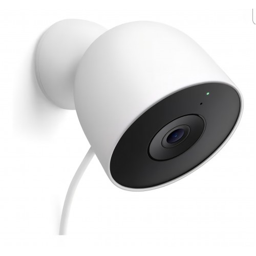 Cameră de supraveghere Google Nest Cam Outdoor Gen. 2, video 2K, pentru exterior, compatibilă Google Home, Snow, livrare 10-12 zile
