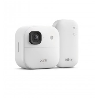 Cameră de supraveghere Blink Outdoor Camera 2K+, wireless, rezoluție 2K, autonomie de până la 2 ani, cu Sync Module Core inclus, alb, livrare 7-9 zile