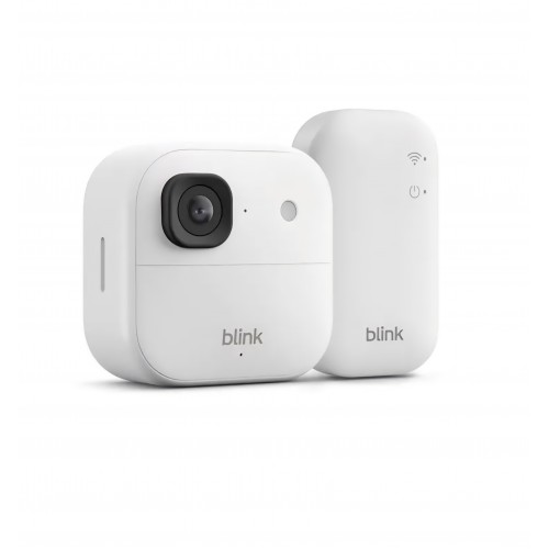 Cameră de supraveghere Blink Outdoor Camera 2K+, wireless, rezoluție 2K, autonomie de până la 2 ani, cu Sync Module Core inclus, alb, livrare 7-9 zile