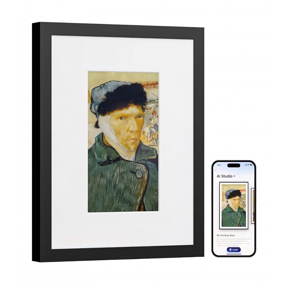 Ramă foto digitală SwitchBot KI Art Frame 7.3”, e-ink, cadru foto electronic wireless, artă generată AI, compatibil Alexa, livrare 7-9 zile