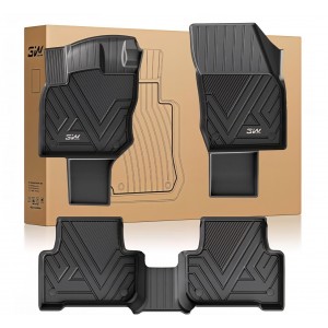 Set covorașe auto 3W pentru Volkswagen Tiguan III (2025-2026), all-weather, protecție completă, impermeabile, antiderapante, negru, livrare 7-9 zile