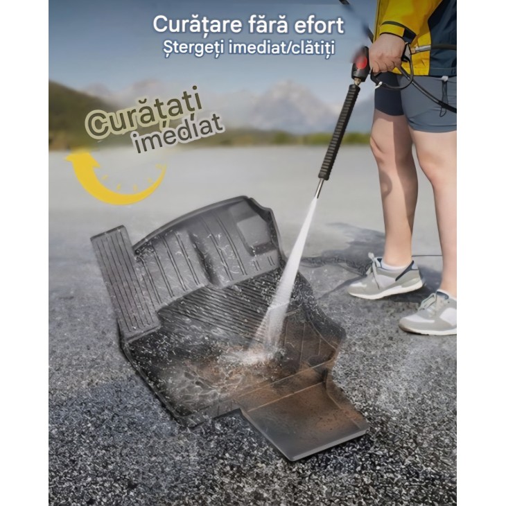 Set covorașe auto 3W pentru Volkswagen Tiguan III (2025-2026), all-weather, protecție completă, impermeabile, antiderapante, negru, livrare 7-9 zile