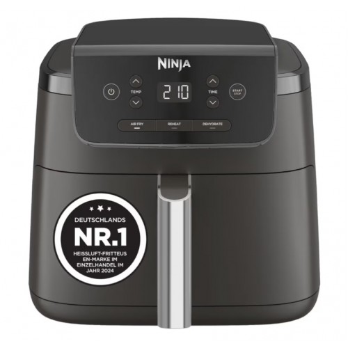 Friteuză cu aer cald Ninja AF110EU, 4.7L, 3 funcții în 1, 2000W, panou digital, coș antiaderent, negru, termen livrare 7-8 zile