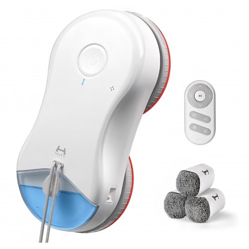 Robot pentru curățat geamuri HUTT S55 Pro, aspirație 6500 Pa, pulverizare automată HydroJet, navigație inteligentă SLAM 4.0, livrare 8-9 zile