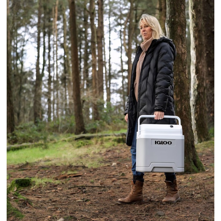 Ladă frigorifică electrică IGLOO IE24, 24L, alimentare 12V și 230V, pentru mașină, camping și călătorii, livrare 7-8 zile