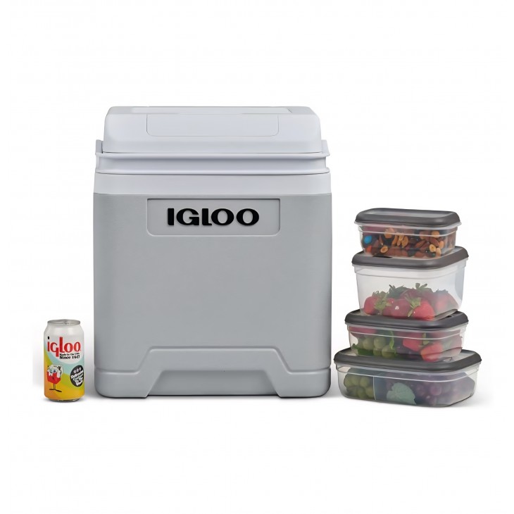 Ladă frigorifică electrică IGLOO IE27, 27L, alimentare 12V și 230V, pentru mașină, camping și călătorii, livrare 7-8 zile