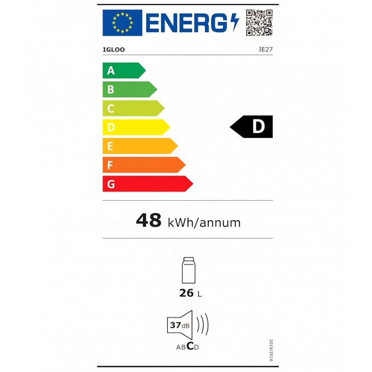 Ladă frigorifică electrică IGLOO IE27, 27L, alimentare 12V și 230V, pentru mașină, camping și călătorii, livrare 7-8 zile