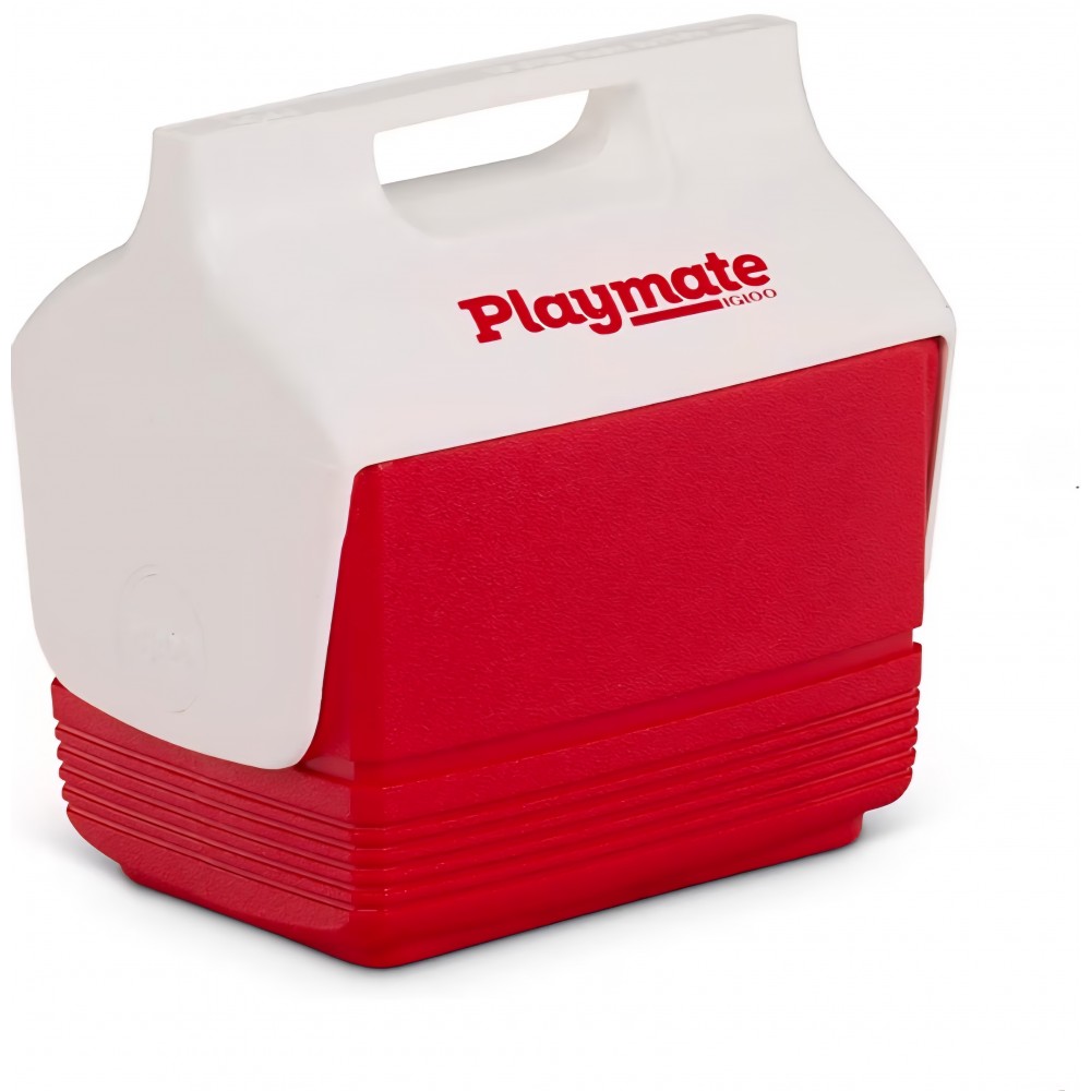 Ladă frigorifică portabilă IGLOO Mini Playmate, 3,8L, roșu/alb, ideală pentru băuturi și gustări, livrare 7-8 zile