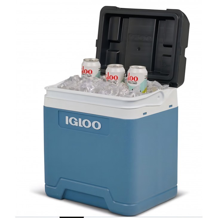 Ladă frigorifică pasivă IGLOO IP27, 27L, Ice Blue, pentru camping, picnic și călătorii, livrare 7-8 zile