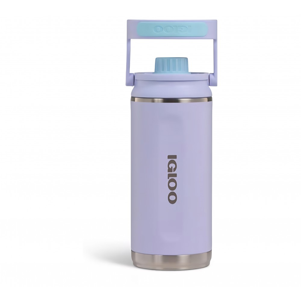 Sticlă termos IGLOO Chug 36, 1000 ml, din oțel inoxidabil, pentru apă plată și carbogazoasă, menține băuturile reci până la 48 de ore, livrare maxim 7-8 zile, Purple