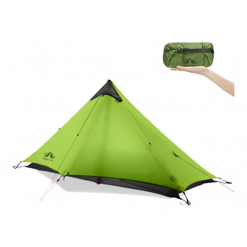 Cort ultraușor Night Cat pentru 1 persoană, impermeabil, ideal pentru cicloturism, trekking și camping, livrare 8-9 zile