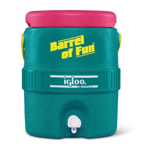 Dozator termoizolat pentru băuturi IGLOO, 11,4L, stil retro, ideal pentru evenimente, camping și petreceri, livrare maxim 7-8 zile, verde retro