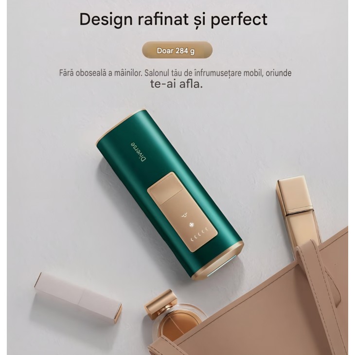 Aparat IPL, Ulike Air 2,  epilare acasă, cu tehnologie Ice Cooling, pentru față și corp, livrare 8-9 zile