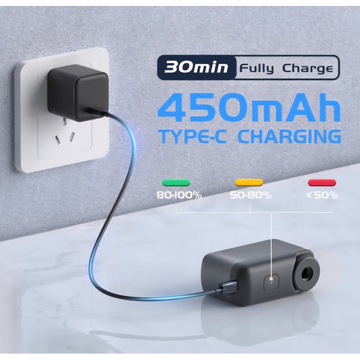 Mini pompă electrică TOPUMP pentru bicicletă, portabilă, 120 PSI, compatibilă cu valve Presta și Schrader, livrare 8-9 zile