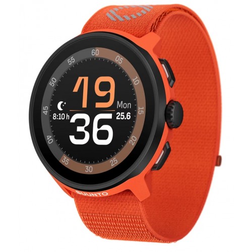 Ceas sport GPS SUUNTO Run, ecran AMOLED 1,32", monitorizare puls și somn, GPS precis, autonomie până la 12 zile, 4 GB stocare muzică, livrare 8-9 zile