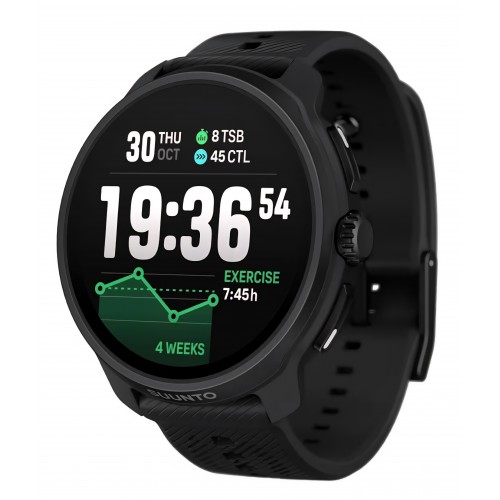 Ceas sport GPS SUUNTO Race 2, ecran AMOLED 1,5", hărți offline, peste 115 moduri sportive, autonomie până la 16 zile, livrare 8-9 zile, negru