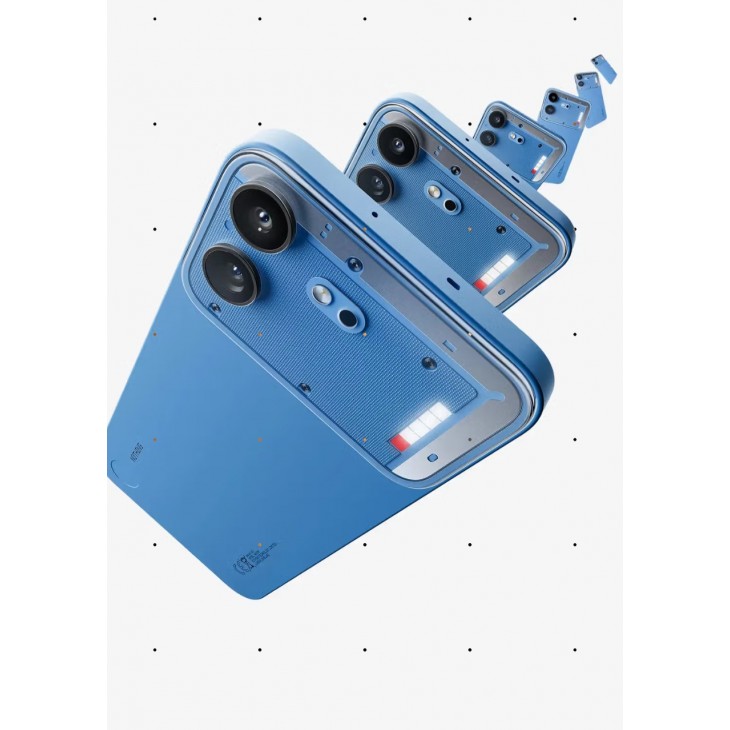 Telefon mobil Nothing Phone (4b), Dual SIM, 5G, 8GB RAM, 128GB, Blue, livrare 7-8 zile