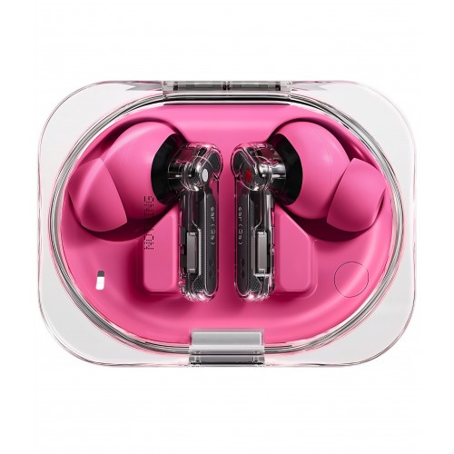 Casti True Wireless Nothing Ear (3a), Bluetooth 6.0, Active Noise Cancellation, Hi-Res Audio, LDAC, autonomie până la 42 ore, Roz, livrare  7-9 zile