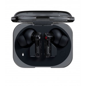 Casti True Wireless Nothing Ear (3a), Bluetooth 6.0, Active Noise Cancellation, Hi-Res Audio, LDAC, autonomie până la 42 ore, Negru, livrare  7-9 zile