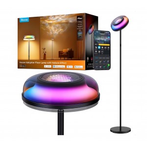 Lampadar inteligent Govee pentru living, efect de ceață, RGBIC, lumină albă caldă și rece, reglabil, 1000 lm, compatibil Alexa, 170 cm, livrare 8-10 zile
