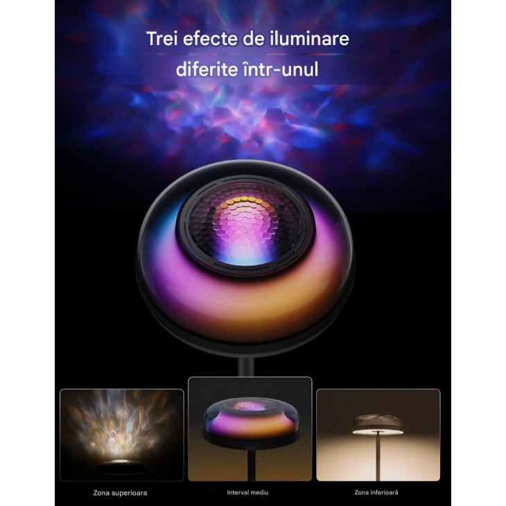 Lampadar inteligent Govee pentru living, efect de ceață, RGBIC, lumină albă caldă și rece, reglabil, 1000 lm, compatibil Alexa, 170 cm, livrare 8-10 zile