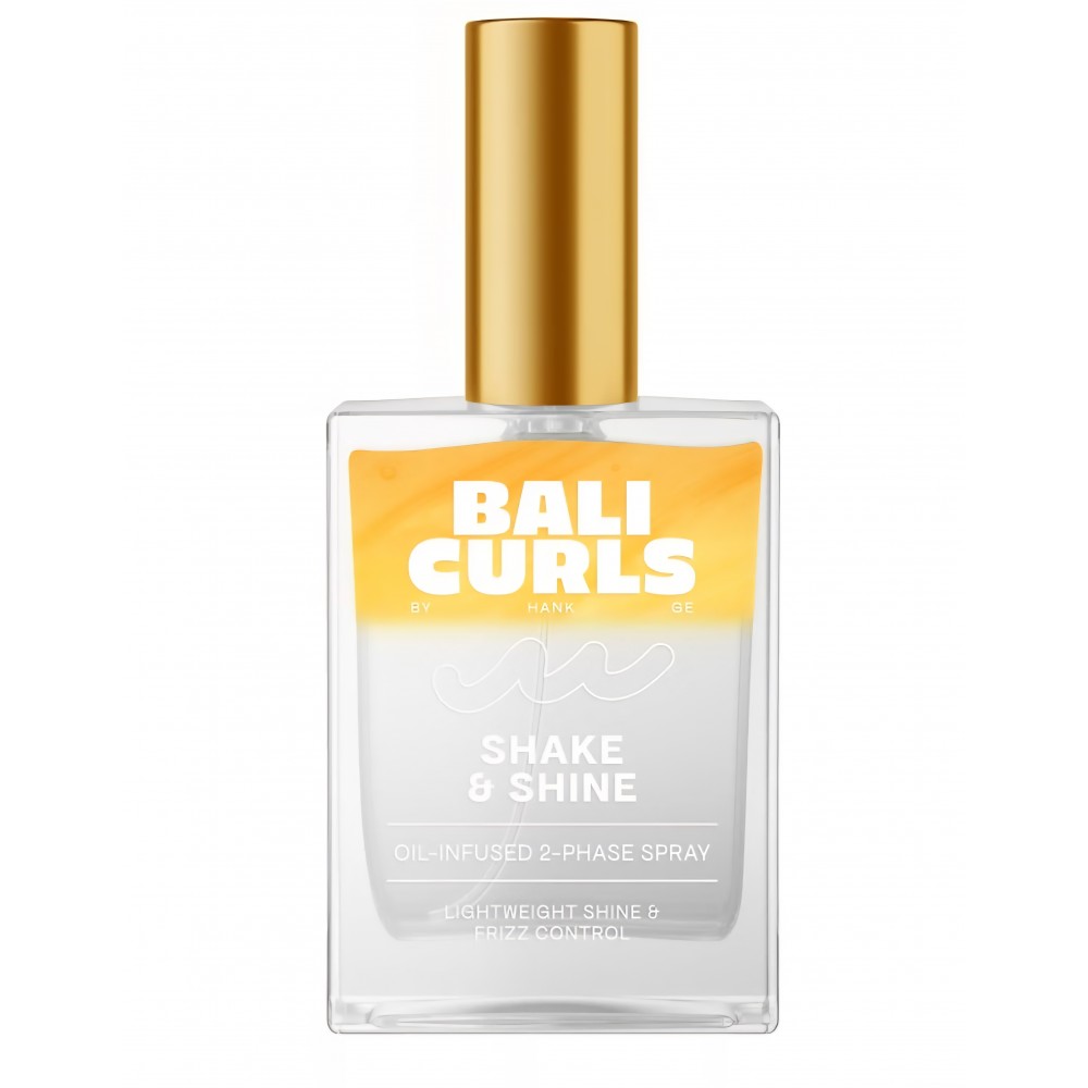 Ulei pentru luciu Bali Curls Shake & Shine Oil, pentru păr creț și ondulat, cu acid hialuronic și pantenol, 100 ml, livrare 7-8 zile