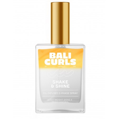 Ulei pentru luciu Bali Curls Shake & Shine Oil, pentru păr creț și ondulat, cu acid hialuronic și pantenol, 100 ml, livrare 7-8 zile
