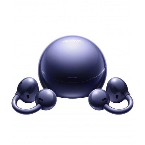 Căști wireless HUAWEI FreeClip 2 S, Open-Ear, Bluetooth, IP57, apeluri HD, compatibile iOS și Android, Albastru metalic, livrare 8-9 zile