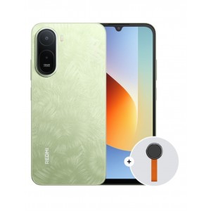Telefon mobil Xiaomi Redmi A7 Pro, 4G, Dual SIM, 4 GB RAM, 128 GB, ecran 6,9" 120 Hz, baterie 6000 mAh, NFC, HyperOS 3, Verde, cu suport tip inel