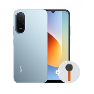 Telefon mobil Xiaomi Redmi A7 Pro, 4G, Dual SIM, 4 GB RAM, 128 GB, ecran 6,9" 120 Hz, baterie 6000 mAh, NFC, HyperOS 3, Albastru, cu suport tip inel
