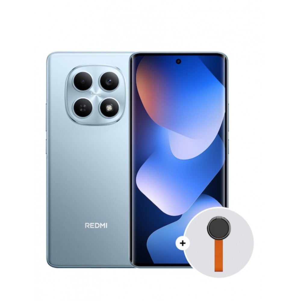 Telefon mobil Xiaomi Redmi Note 15, 4G, Dual SIM, 6 GB RAM, 128 GB, ecran AMOLED 6,77" 120 Hz, cameră 108 MP, baterie 6000 mAh, NFC, Blue + suport tip inel