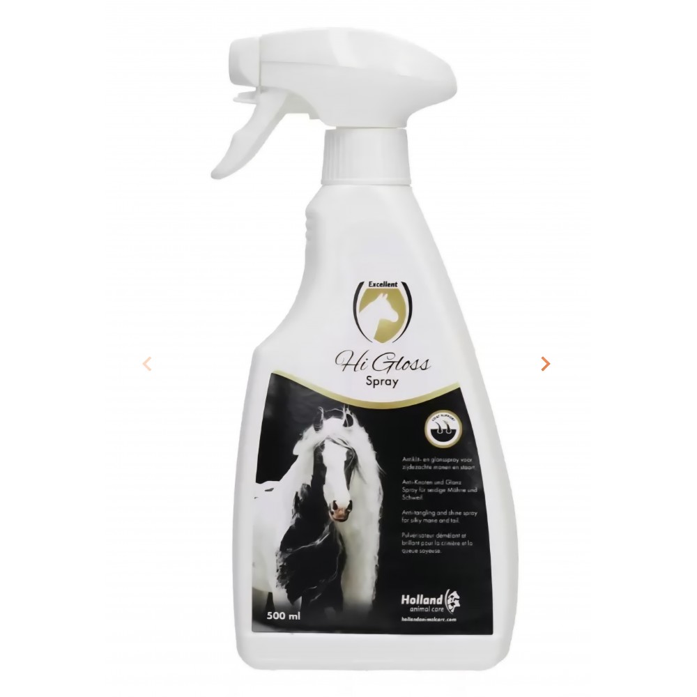 Spray pentru luciu si descurcarea parului Excellent Hi Gloss Anti-Klit, 500 ml – pentru coama, coada si blana, livrare 7-8 zile